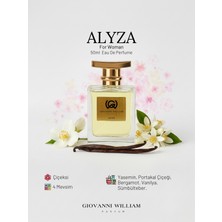 Giovanni William Alyza Kadın Parfümü Afrodizyaklı Çiçeksi | Beyaz Çiçek & Zarif Feminen | Günlük ve Özel Gün