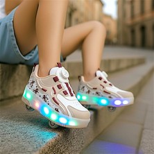 Sepona Patenli Ayakkabı Patenli Işıklı Spor Ayakkabı