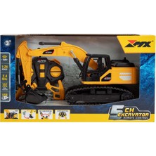 Canda Oyuncak 1:24 Işıklı USB Şarjlı Uzaktan Kumandalı Ekskavatör