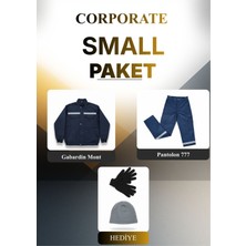 Birmont Corporate Small Paket Iş Kıyafetleri Set 2+1 Hediyeli - Gabardin Mont 777 Pantolon (Eldiven ve Bere) Hediyeli