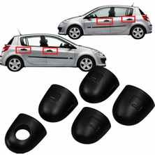 Zetoto Renault Clio 3 Kapı Kol Kapağı Tamir Seti Siyah 5 Li Set
