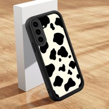 Ucuc Samsung Galaxy A56/A36 Uyumlu Siyah Silikon Kılıf Özel Tasarım Çarpıcı Desen Kamera Koruma Darp Önleyici