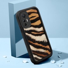 Ucuc Xiaomi 12 Lite Uyumlu Siyah Silikon Kılıf Özel Tasarım Çarpıcı Desen Kamera Koruma Darp Önleyici