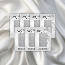 LEVA GOLD 7 Adet 50 gr Nizipli Gümüş Külçe
