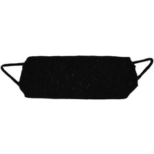 Pazarcan Doğal Keçi Kılı Ipli Sırt ve Vücut Kesesi Siyah 52X18