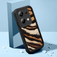 Ucuc Xiaomi Poco M6 Pro 4g Uyumlu Siyah Silikon Kılıf Özel Tasarım Çarpıcı Desen Kamera Koruma Darp Önleyici