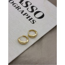 Hedef Bijuteri Xuping Gold Renk Basic Kalın Halka Küpe