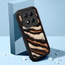 Ucuc Xiaomi Redmi Note 14 Pro 4g Uyumlu Siyah Silikon Kılıf Özel Tasarım Çarpıcı Desen Kamera Koruma Darp Önleyici