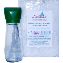 Pazarcan Tuz Karabiber Değirmeni Yeşil + Himalaya Çakıl Tuz Beyaz 250 gr