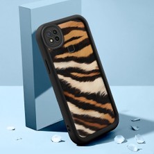 Ucuc Xiaomi Redmi 9C/10A Uyumlu Siyah Silikon Kılıf Özel Tasarım Çarpıcı Desen Kamera Koruma Darp Önleyici