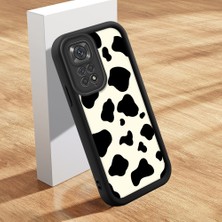 Ucuc Xiaomi Redmi Note 11/11S Uyumlu Siyah Silikon Kılıf Özel Tasarım Çarpıcı Desen Kamera Koruma Darp Önleyici
