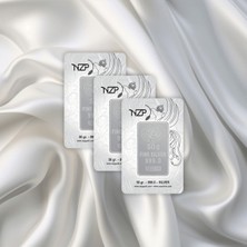 LEVA GOLD 3 Adet 50 gr Nizipli Gümüş Külçe