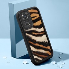 Ucuc Xiaomi Redmi Note 11/11S Uyumlu Siyah Silikon Kılıf Özel Tasarım Çarpıcı Desen Kamera Koruma Darp Önleyici