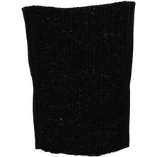 Pazarcan Doğal Keçi Kılı El Geçmeli Sırt ve Vücut Kesesi Siyah 26X18