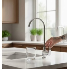 İsaoğlu Yapı Arıtma Musluğu Krom Tekli Arıtıcı Musluk Pirinç Malzeme Krom Gümüş Renk Arıtma