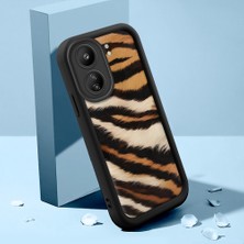 Ucuc Xiaomi Redmi 13C Uyumlu Siyah Silikon Kılıf Özel Tasarım Çarpıcı Desen Kamera Koruma Darp Önleyici