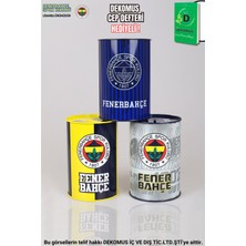 Fenerbahçe Lisanslı Büyük Boy Metal Kumbara, Hediyeli Cep Defteri ile Eğlenceli Tasarruf Aracı