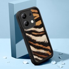 Ucuc Xiaomi Redmi Note 13 4g Uyumlu Siyah Silikon Kılıf Özel Tasarım Çarpıcı Desen Kamera Koruma Darp Önleyici