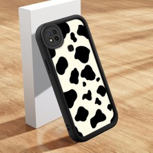 Ucuc Xiaomi Redmi 9C/10A Uyumlu Siyah Silikon Kılıf Özel Tasarım Çarpıcı Desen Kamera Koruma Darp Önleyici