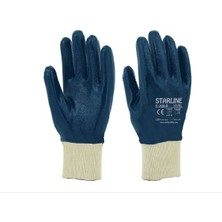 Starline E-206-B Mavi Nitril Iş Eldiveni 12 Çift