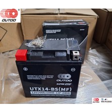 Outdo YTX14-BS 12V 14AH Motosiklet Aküsü