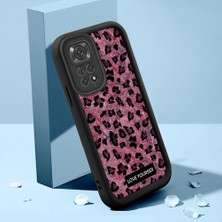 Ucuc Xiaomi Redmi Note 11/11S Uyumlu Siyah Silikon Kılıf Leopard Desenli Hello Kitty Darbe Emici Kamera Koruma Kapak