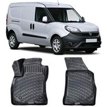 Rizline 3d Havuzlu Kauçuk Paspas 2 Parça Fiat Doblo Panelvan 2015-2022 Özel Tasarım