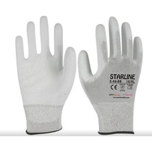 Starline E-49-Bb Pu (Poliüretan) Kaplı Hassas Montaj Eldiven 10 Çift