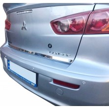 My Tuning Mitsubishi Lancer Krom Bagaj Alt Çıta Formlu 2008-VE Sonrası Paslanmaz Çelik