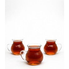 Zürih Collection 3 Parça Kulplu Pinterest Model Tombul Çay Bardağı Borosilikat Cam