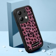 Ucuc Xiaomi Redmi Note 13 4g Uyumlu Siyah Silikon Kılıf Leopard Desenli Hello Kitty Darbe Emici Kamera Koruma Kapak