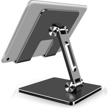 FRY Ally MT134 Alüminyum Masaüstü Ayarlanabilir Tablet Tutucu Masa STANDI-(5775)