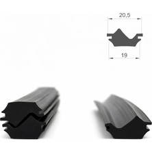 45 No Fotoselli Otamatik Kapı Fitili Siyah 6 Metre