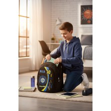 Relaxion Yarasa Sırt Çantası Siyah 40cm x 15cm x 26cm Su Geçirmez Laptop Bölmeli