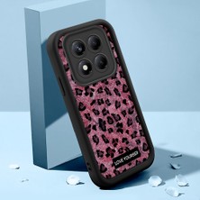 Ucuc Xiaomi Redmi Note 14 Pro 4g Uyumlu Siyah Silikon Kılıf Leopard Desenli Hello Kitty Darbe Emici Kamera Koruma Kapak