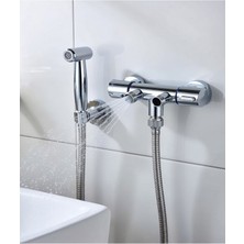 Çift çıkışlı Taharet Musluğu