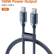 Toocki USB Tip C Tipi C Kablo 100W Hızlı Şarj Için iPhone 15/16/17MAX MacBook Samsung Huawei Xiaomi Oneplus Poco