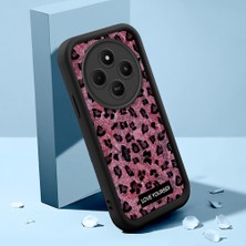 Ucuc Xiaomi Redmi 14C/A4 Uyumlu Siyah Silikon Kılıf Leopard Desenli Hello Kitty Darbe Emici Kamera Koruma Kapak