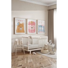 Fuart.Co Güçlü Kalpler 3lü Çocuk Odası Poster Seti (Çerçevesiz) Sccfu