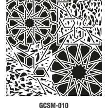 Grunge Mini Stencil GCSM-010 25 x 25 cm