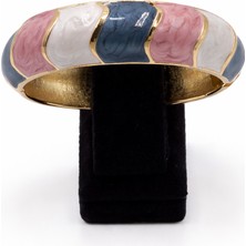 Pangu Mine Detaylı Altın Renk Çelik Bilezik