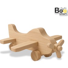 Bee Smart Ilk Uçağım Ahşap Uçak Boya Seti 5873