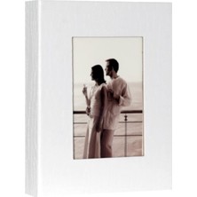 Angelphoto 200’LÜK 10×15 Beyaz Deri Fotoğraf Albümü