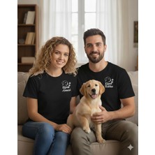 Muhtar Store Sevgililer Günü Özel Köpek Babası & Köpek Annesi Tişört Seti – Çiftlere Özel Uyumlu T-Shirt