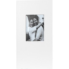 Angelphoto 300LÜK 10X15CM Aile Albümü - Deri Kaplı Foto Album 300LU Beyaz