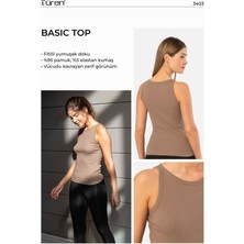 Türen Kadin Halter Yaka Fitilli Atlet