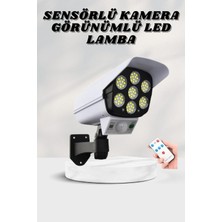UMD Tekno Solar Lamba Kamera Görünümlü Duvar Lambası Dönebilen Bahçe Aydınlatması Uygun