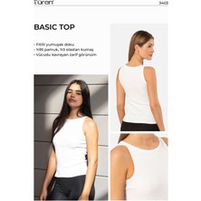 Türen Kadin Halter Yaka Fitilli Atlet