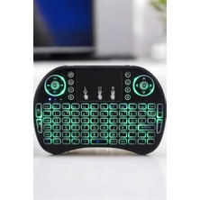 UMD Tekno Tv Uyumlu Mini Klavye Q Klavye Işıklı Tüm Cihazlara Uyumlu Uygun