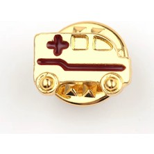 Prof Ambulans Şeklinde Medikal Broş P0712